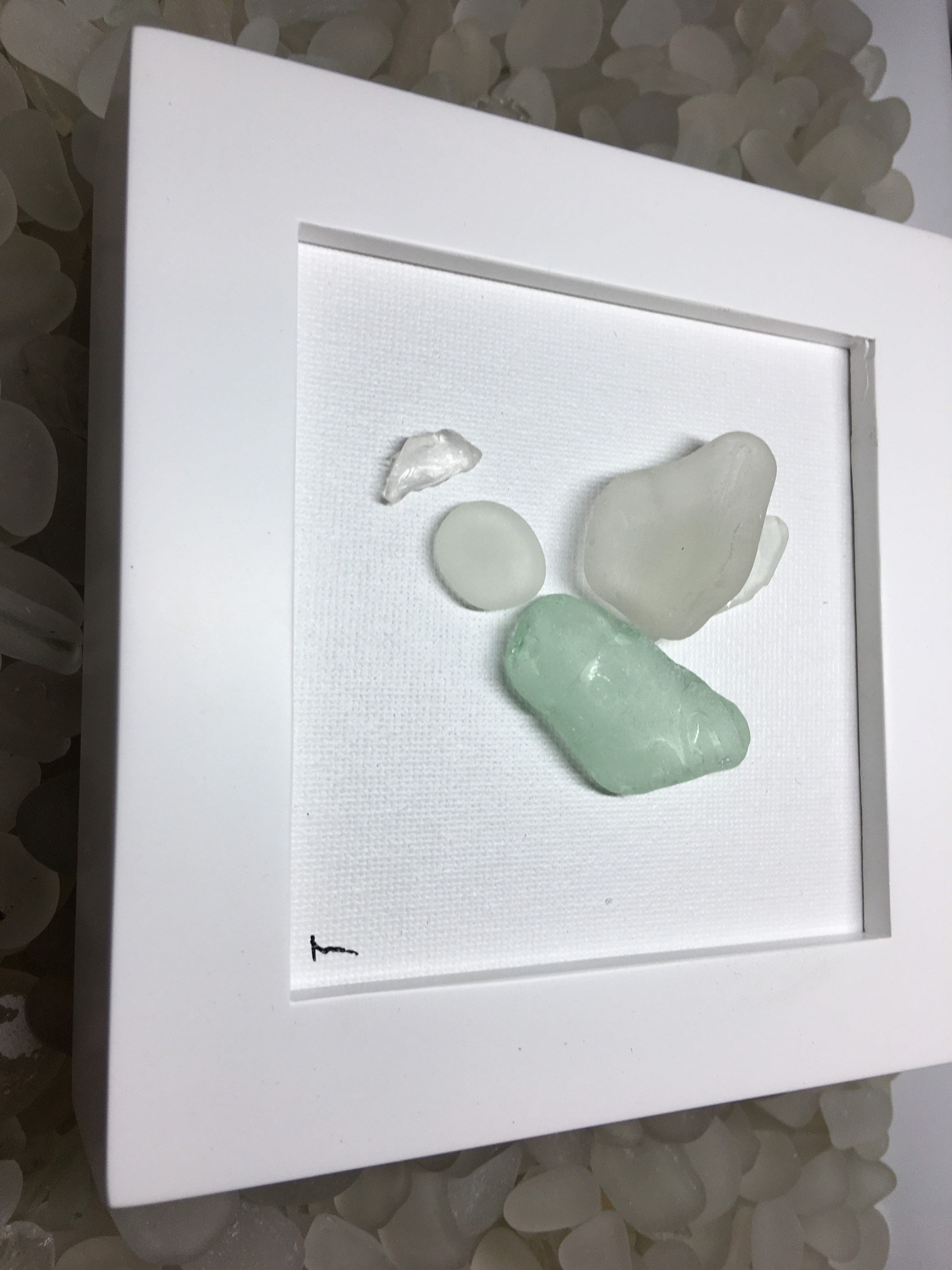 Sea Glass Art. Angel Wings Angel Art Gift Memorial Gift Etsy