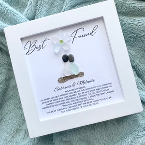 Best Friend Meaning Pebble Art Best Friend Birthday Gift for Friend Personalized Gift Friend Best Friend Birthday Gift for her Friendship image 9