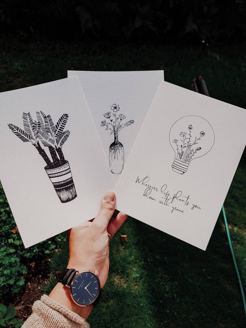 Bananen Plant Print Botanische Tekening Schilderij Planten