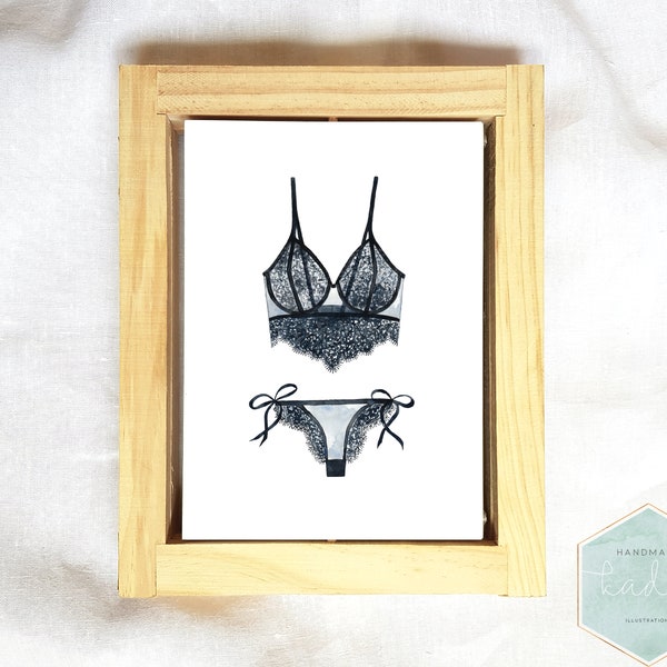 Lingerie Printable - Etsy