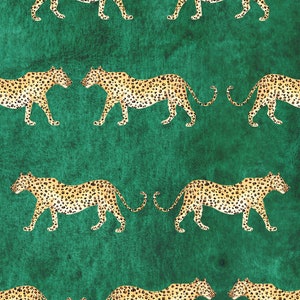 Cartaz de impressão de leopardo, pintura de leopardo, cartaz de quarto infantil, impressão de safari, impressão animal, cartaz de safari, impressão na moda, decoração, presente imagem 2