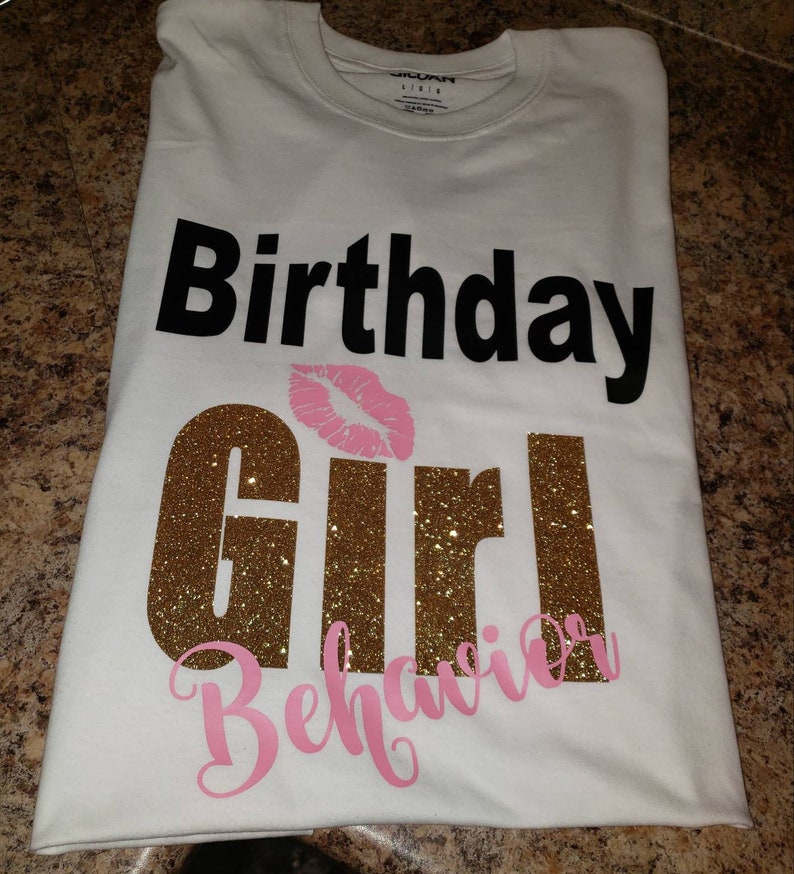 Download Birthday girl behavior shirt | Etsy