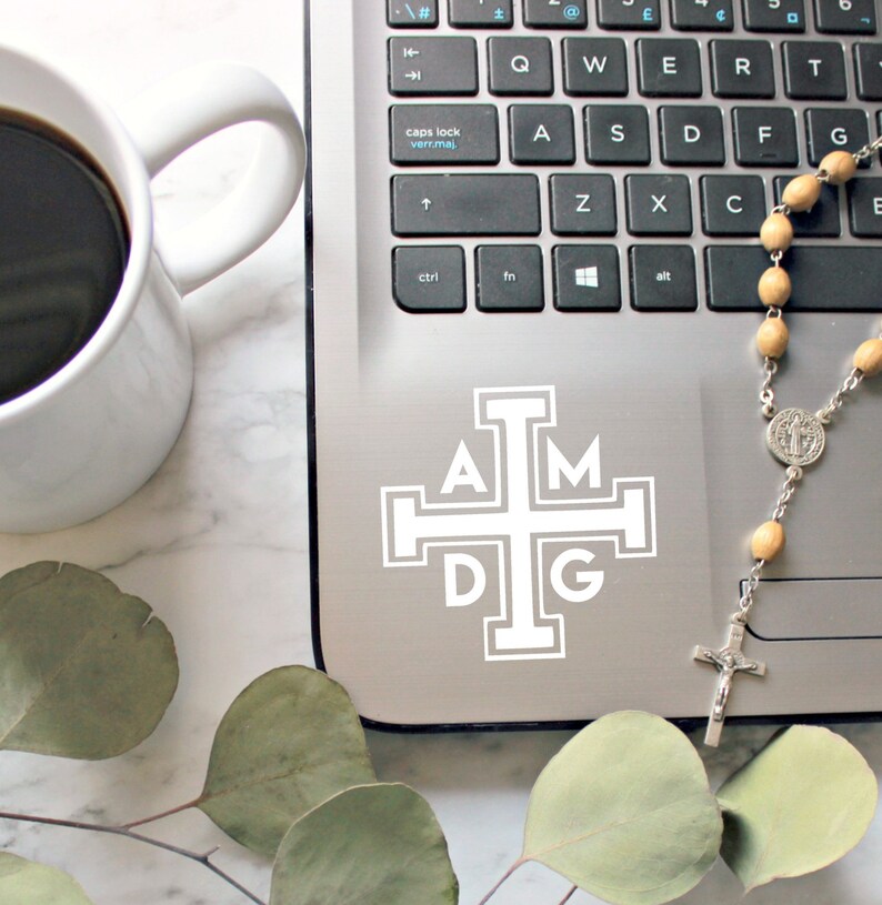 AMDG Catholic Stickers Decals for Car Laptop Water bottle Etsy