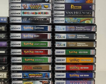 Nintendo Gameboy Gameboy Color Gameboy Advance Estuches de casetes personalizados con inserciones