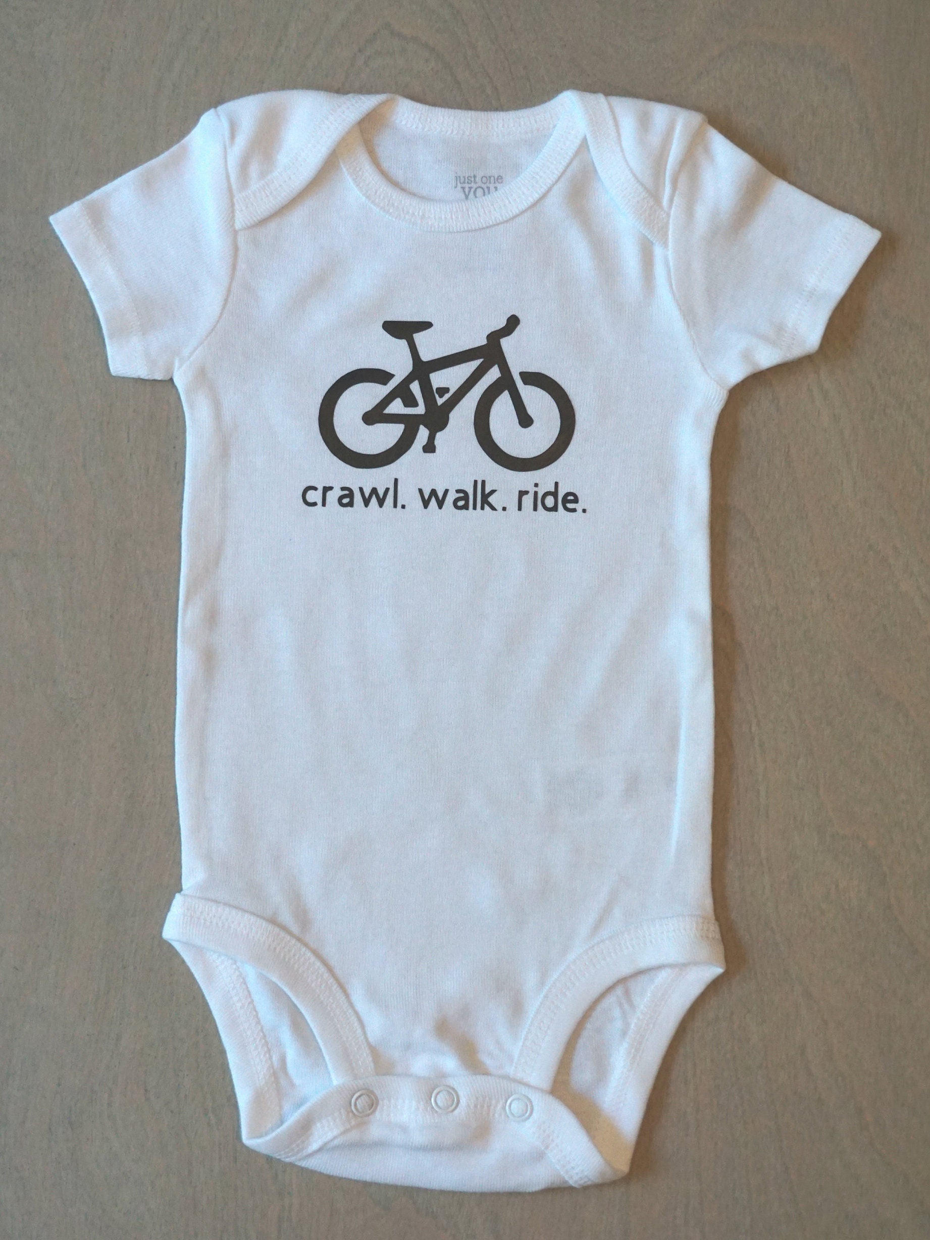 Bike Onesie Crawl Walk Ride Bike Baby Coming Home Outfit Etsy