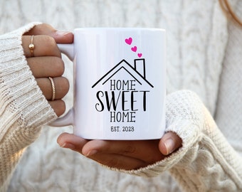 Home Sweet Home Mug | New Homeowner Gift, Real Estate Agent, Title Agent, Mortgage, Closing Gift, Realtor Gift, Funny Mug, Real Estate Mug