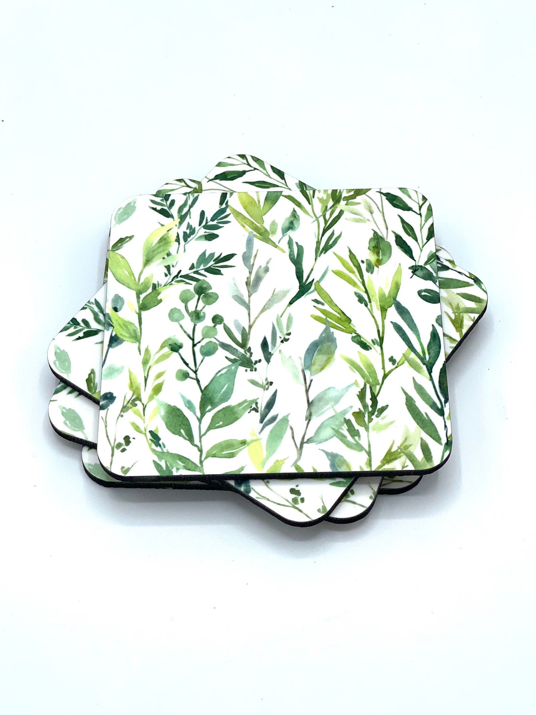 Coaster Set Pretty Plants Vine Floral House Plant Plant Etsy.de
