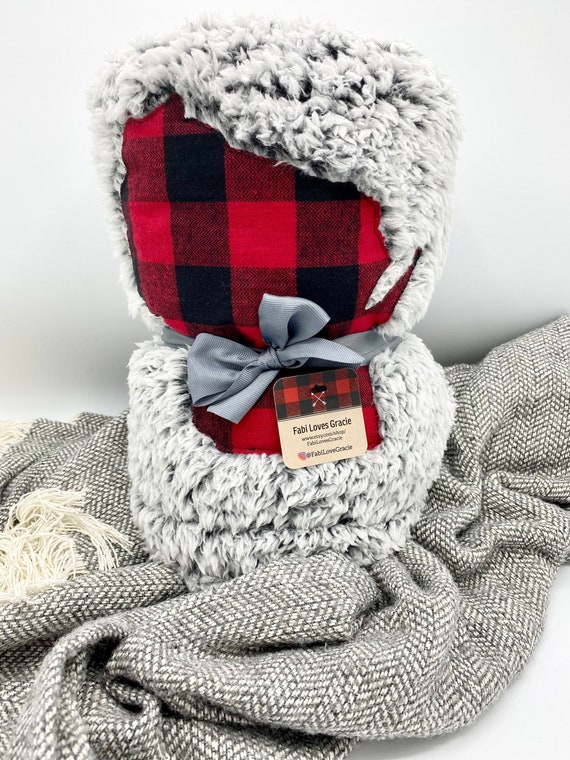 Red buffalo plaid sherpa blanket hotsell