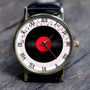Retro Recorder Watch, Music Watch, Unisex, Men’s and Women’s Wrist Watch, Personalized Gift for Christmas, Birthday Anniversary Prom New Job