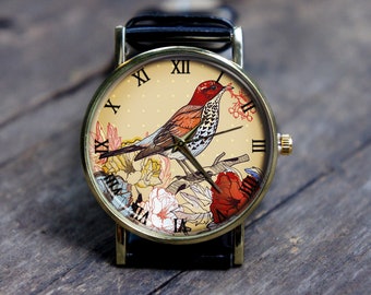 bird wrist watch