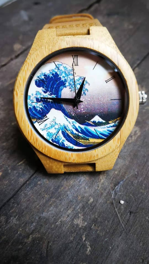 The Great Wave of Kanagawa Ukiyoe Japan Classic Painting Watch