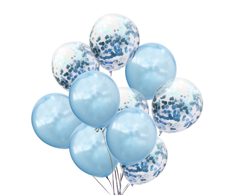 10pcs Birthday Balloons Latex Balloons Rose Gold Confetti Balloons Birthday Party Decor 11 Confetti Balloons Bachelorette Balloons