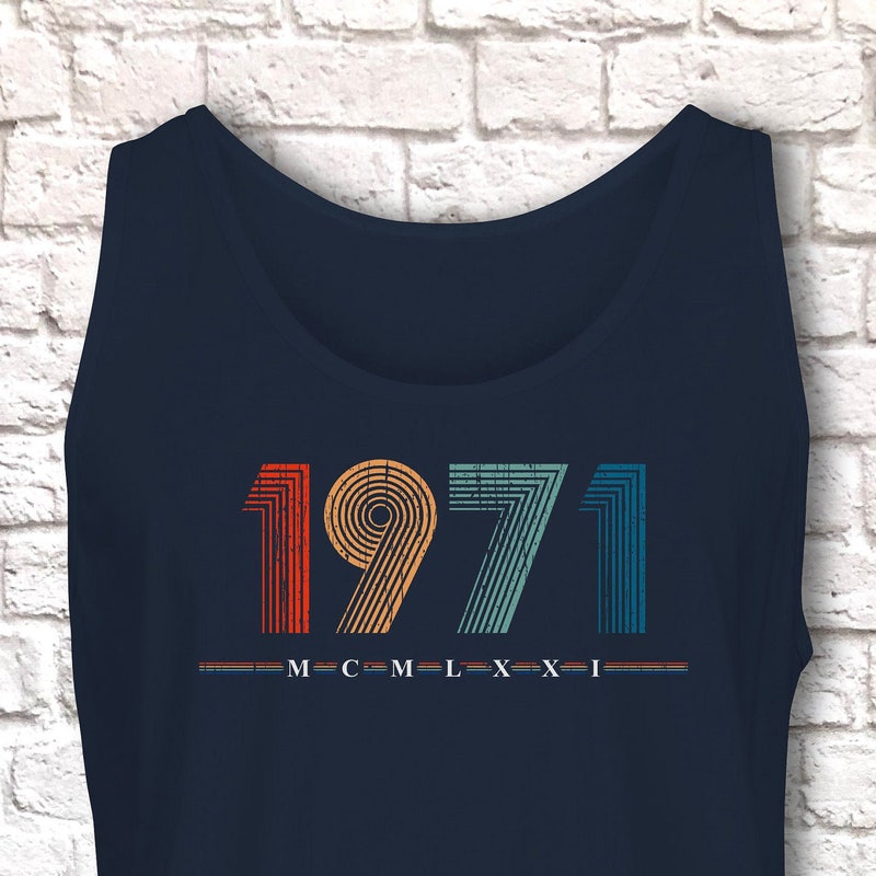 1971 Vintage Birthday Shirt For Him – “Top Notch Perfection” 54th Birthday Gift Idea - View #3