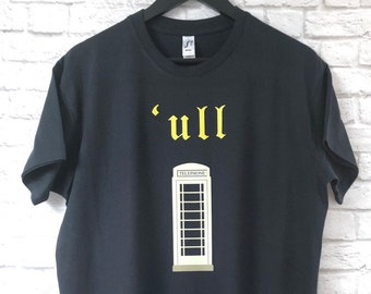 Hull Cream Phone Box From Kingston Upon Hull Unisex Short Sleeve Tee