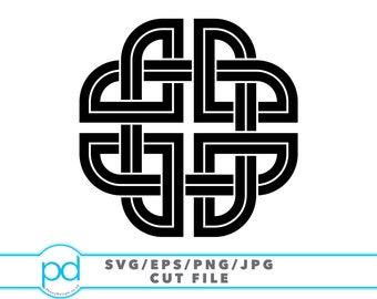 Celtic Shield Knot Cut File, Top Quality Digital Download Vector & Raster Versions