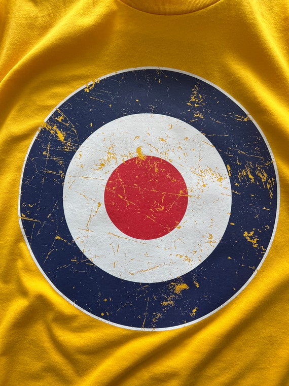 Distressed Target Bullseye British Raf Roundel T-Shirt Distressed Target Bullseye British Raf Roundel T-Shirt