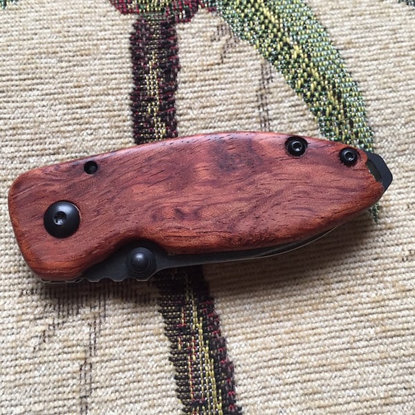 Handmade Bubinga Scale for CRKT Squid (scale only)