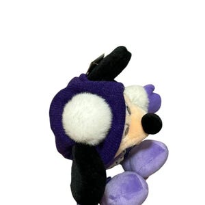 Walt Disney World Holiday Minnie Mouse Lila Gosedjur 40 cm Vintage bild 5