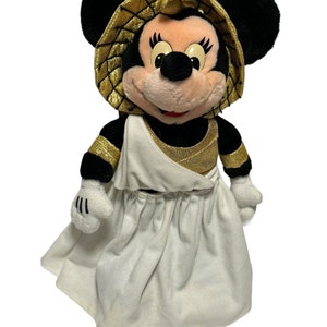 The Disney Store Minnie Mouse Roman Empire Toga Stuffed Plush Animal Doll Toy 13 image 1