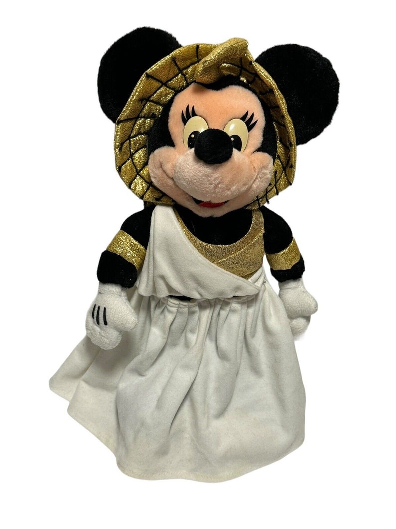 The Disney Store Minnie Mouse Roman Empire Toga Stuffed Plush Animal Doll Toy 13 image 1
