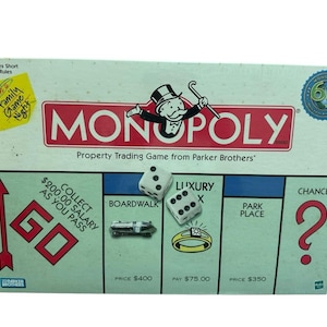 Parker Brothers Monopoly 1999 Edition Card Game