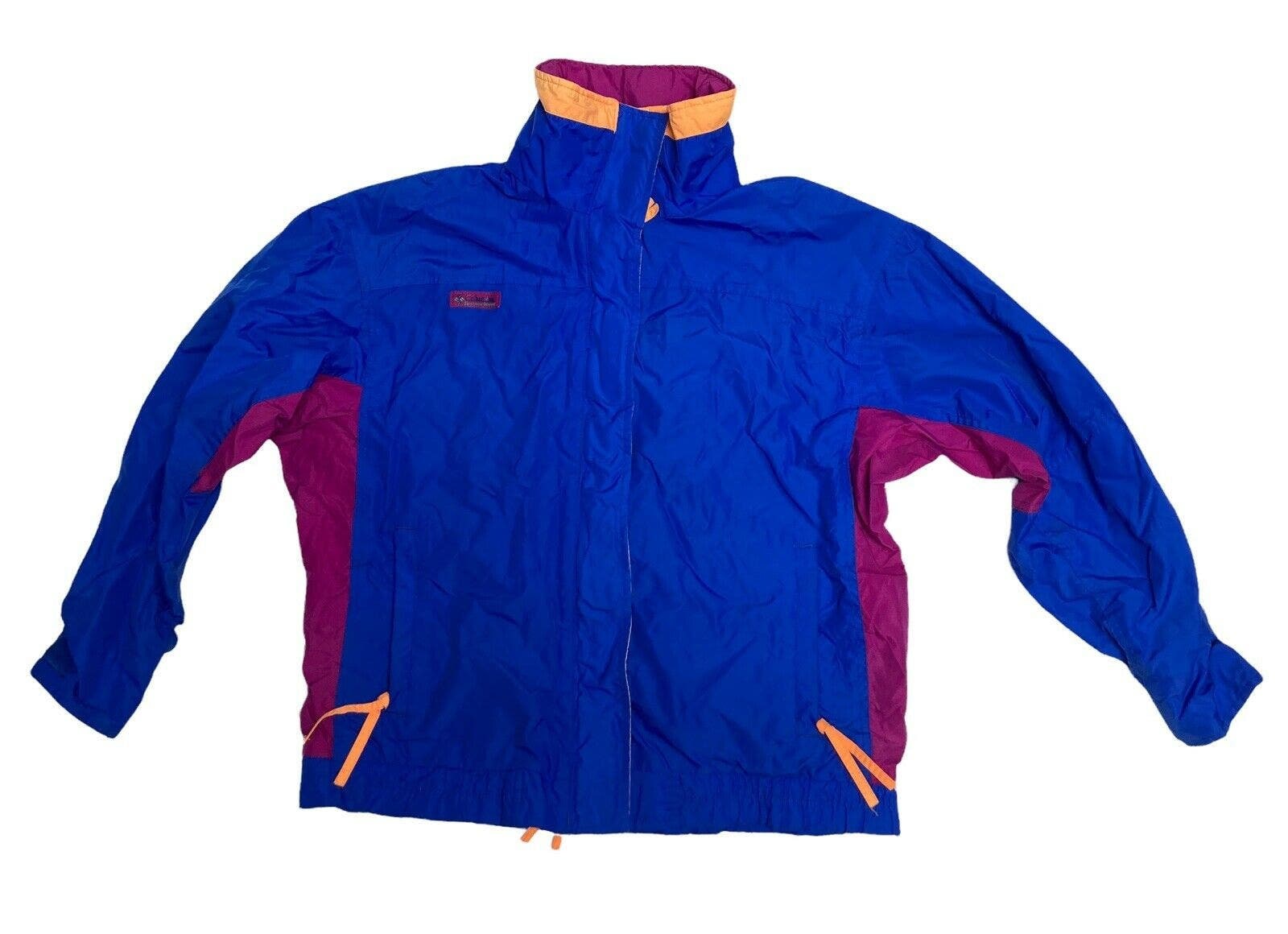 Vintage Columbia Bugaboo Blue Purple Full Zip Ski Jacket Size Size