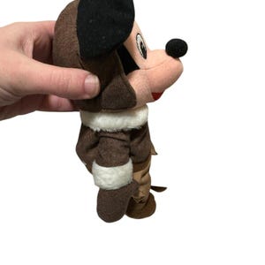 The Disney Store Mickey Mouse Pilot Bean Bag Stuffed Plush Toy 8” image 5