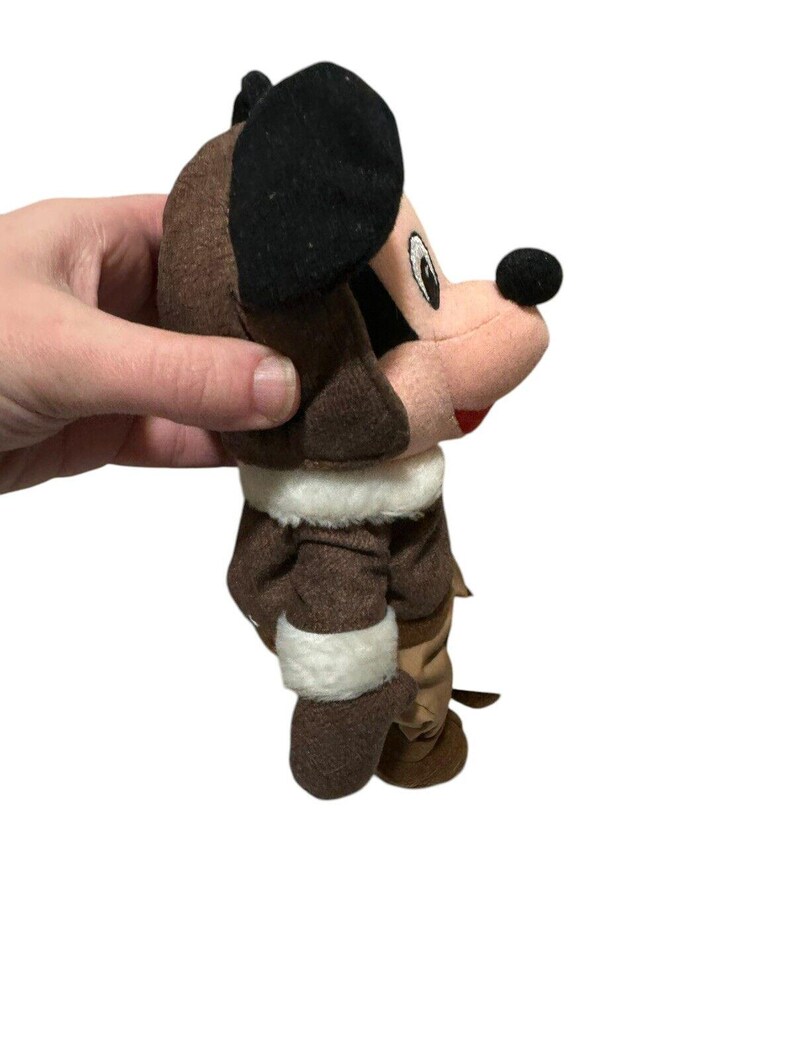 The Disney Store Mickey Mouse Pilot Bean Bag Stuffed Plush Toy 8” image 5