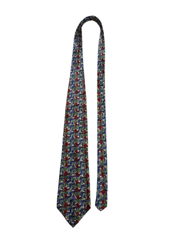 J Garcia In The Park Vintage Novelty Necktie 100%… - image 2