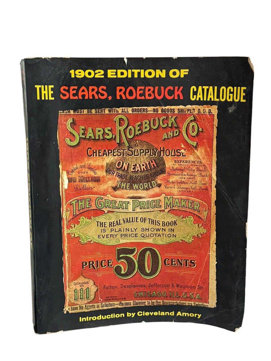 1969 Reprint of 1902 Edition the Sears Roebuck Catalog Paperback Book