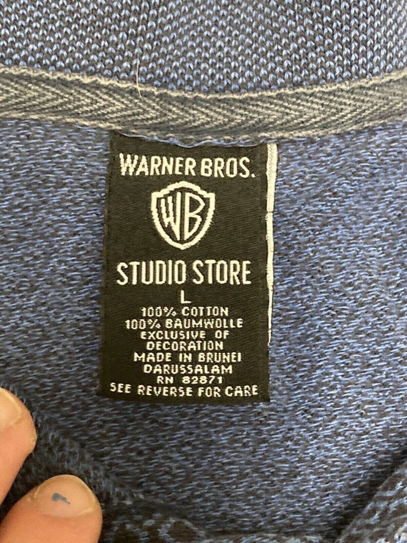 VTG Warner Bros Mens Golf Polo Size Large Shirt L… - image 5
