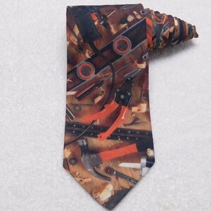 vintage 1996 Ralph Marlin "Handyman Tools" Men's Necktie Tie Polyester