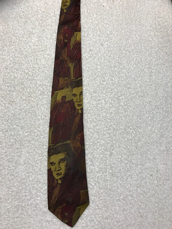 Carl Co Elvis Presley Vintage Novelty Tie Necktie - image 3