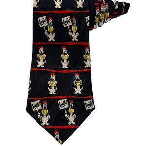 Bunbury Warner Brothers Droopy Dog Smile Cartoon Vintage Novelty Necktie