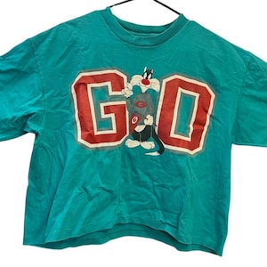 Vintage 1993 Warner Brother Georgia Bulldogs Sylvester Crop Top One Size