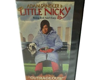 Little Nicky (2000) VHS Tape (PG-13) Adam Sandler Comedy