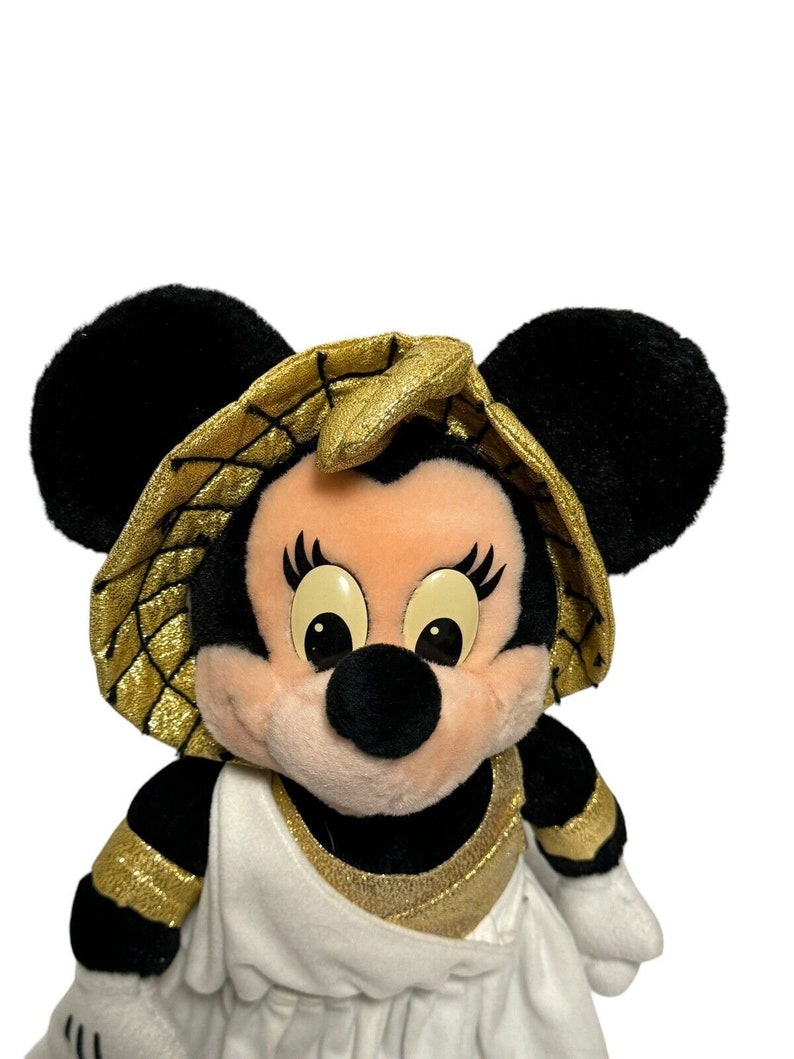 The Disney Store Minnie Mouse Roman Empire Toga Stuffed Plush Animal Doll Toy 13 image 2