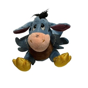 The Disney Store Winnie The Pooh Eeyore Bird Turkey Bean Bag Stuffed Plush 6”