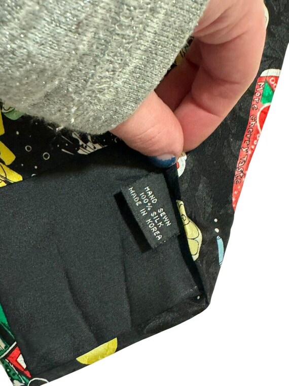 Nicole Miller 7 Up Seven Up Soda Diet Cherry Vintage Novelty Necktie Advertising View 5
