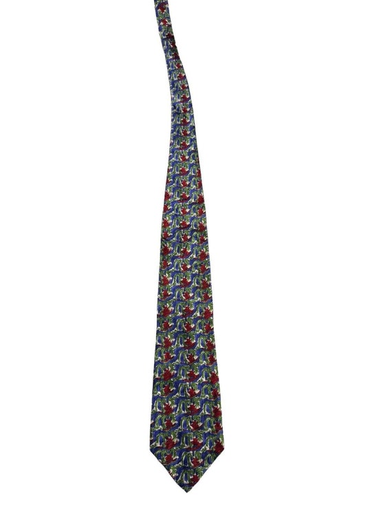 J Garcia In The Park Vintage Novelty Necktie 100%… - image 3