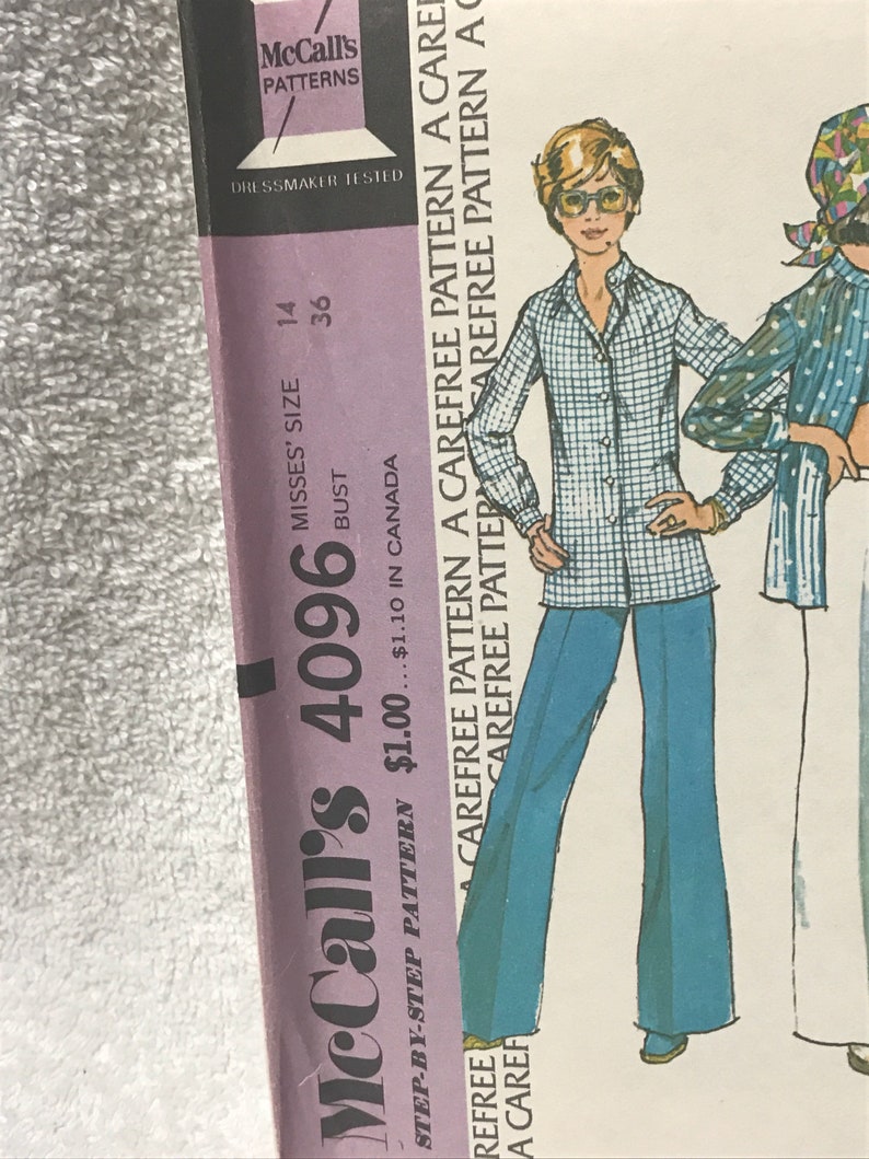 Mccalls 4096 Misses Unlined Jacket Pants Vintage Sewing - Etsy