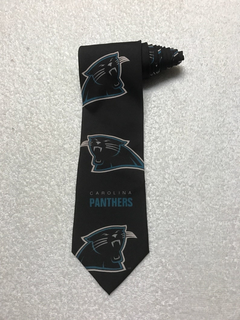 Ralph Marlin Vintage NFL Carolina Panthers Necktie Tie