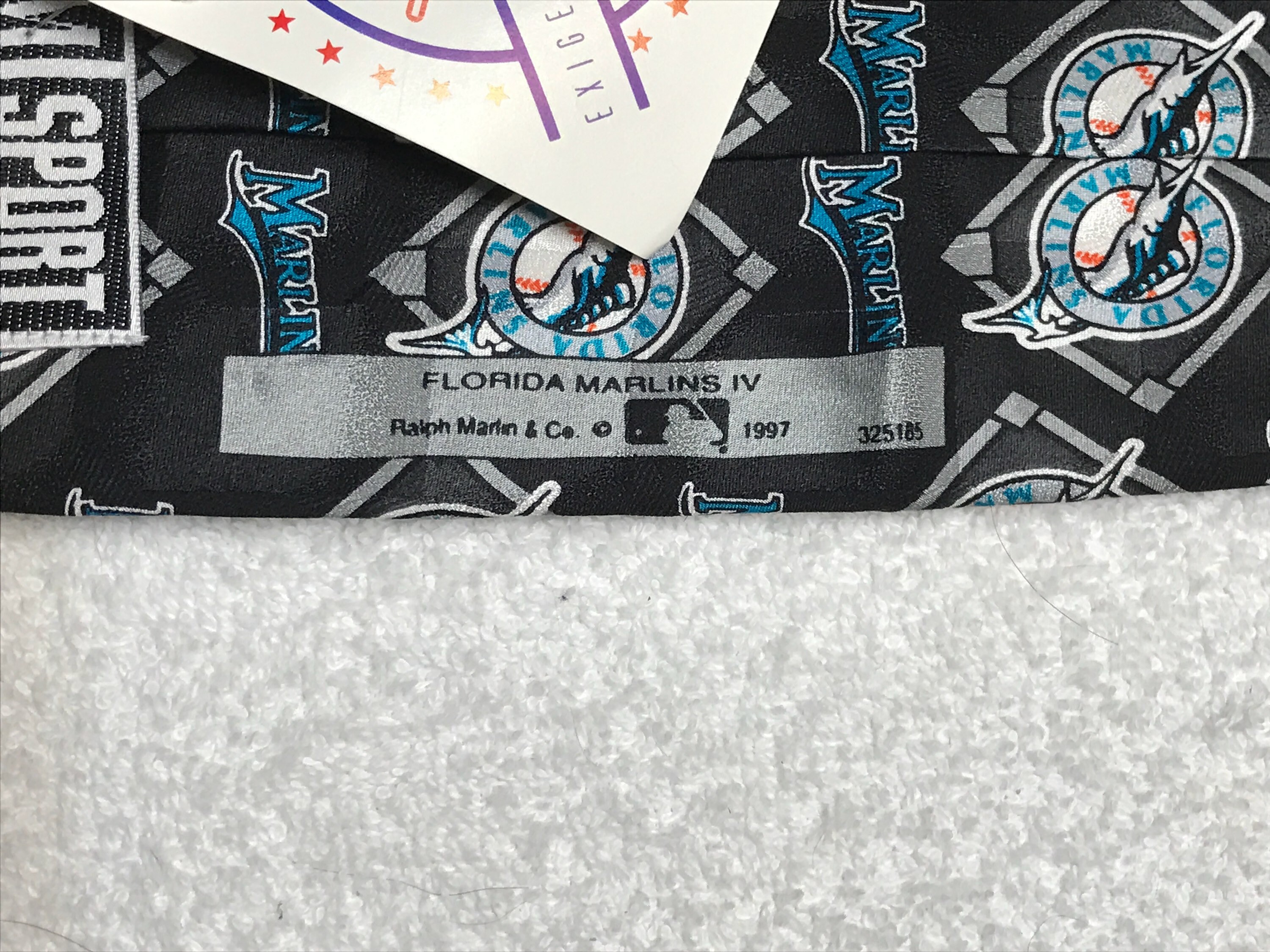 RM Sport Ralph Marlin MLB Florida Marlins Baseball Necktie Tie Etsy