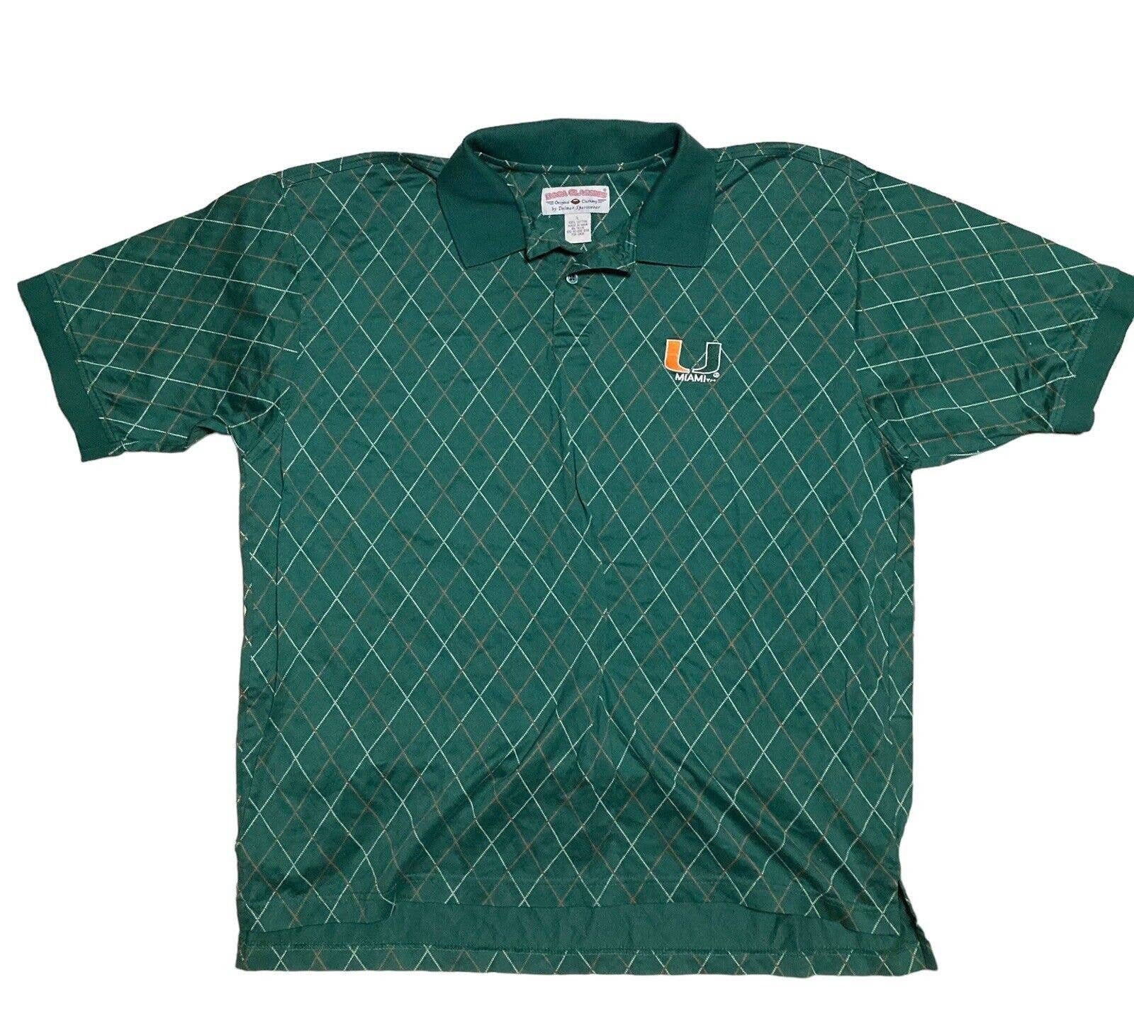 Miami hurricanes polo best sale shirt