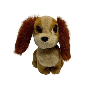 Disney Lady And The Tramp 6” Stuffed Animal Plush Doll Toy Dog Vintage