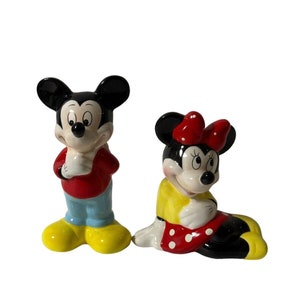 Disney Mickey Minnie Apaixonado Pimenteiros de Cerâmica Sociedade da Nova Inglaterra