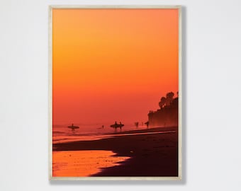 Evening Warmth Surf Photography, Sunset Photography, Large Art Prints, Large Art Photography, Large Wall Art, Extra Large Wall Art