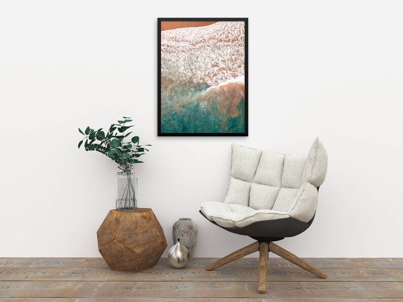 Drone Photography Large Wall Art Boogie Boarder Extra Large Wall Art Large Art Prints Surf Aerial Photography Large Art Photography