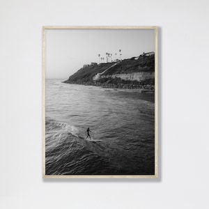 Evening Stroll Black and White, Photography, Large Art Prints, Large Art Photography, Large Wall Art, Extra Large Wall Art, Beach