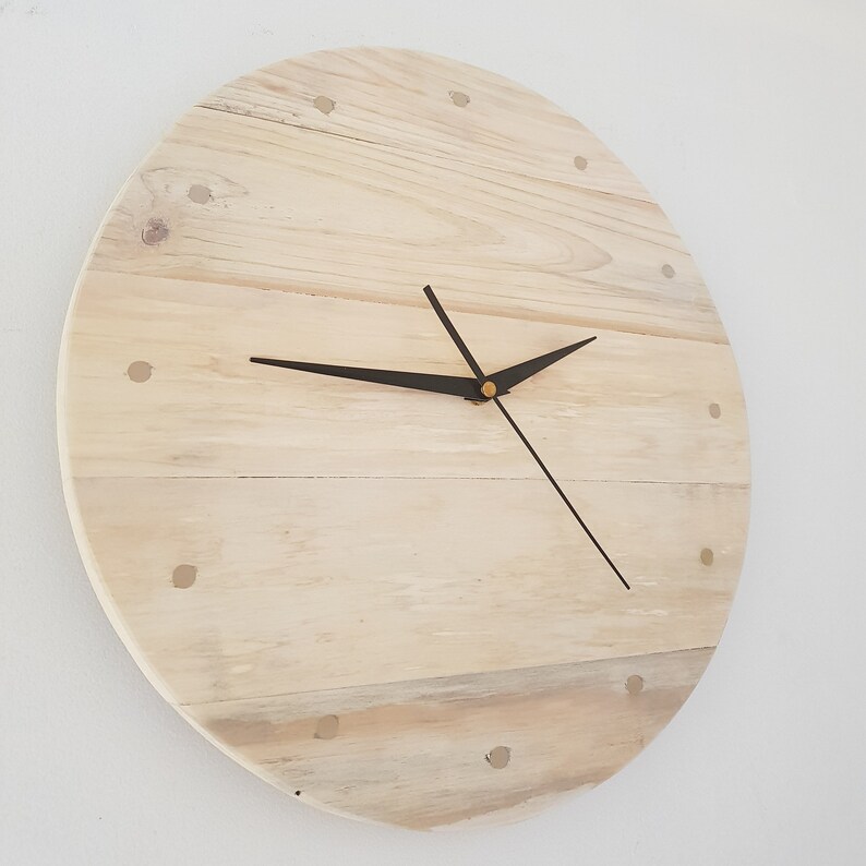 Reclaimed/Recycled Timber Wall Clock Home Decor Gift Etsy